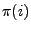 $\pi(i)$